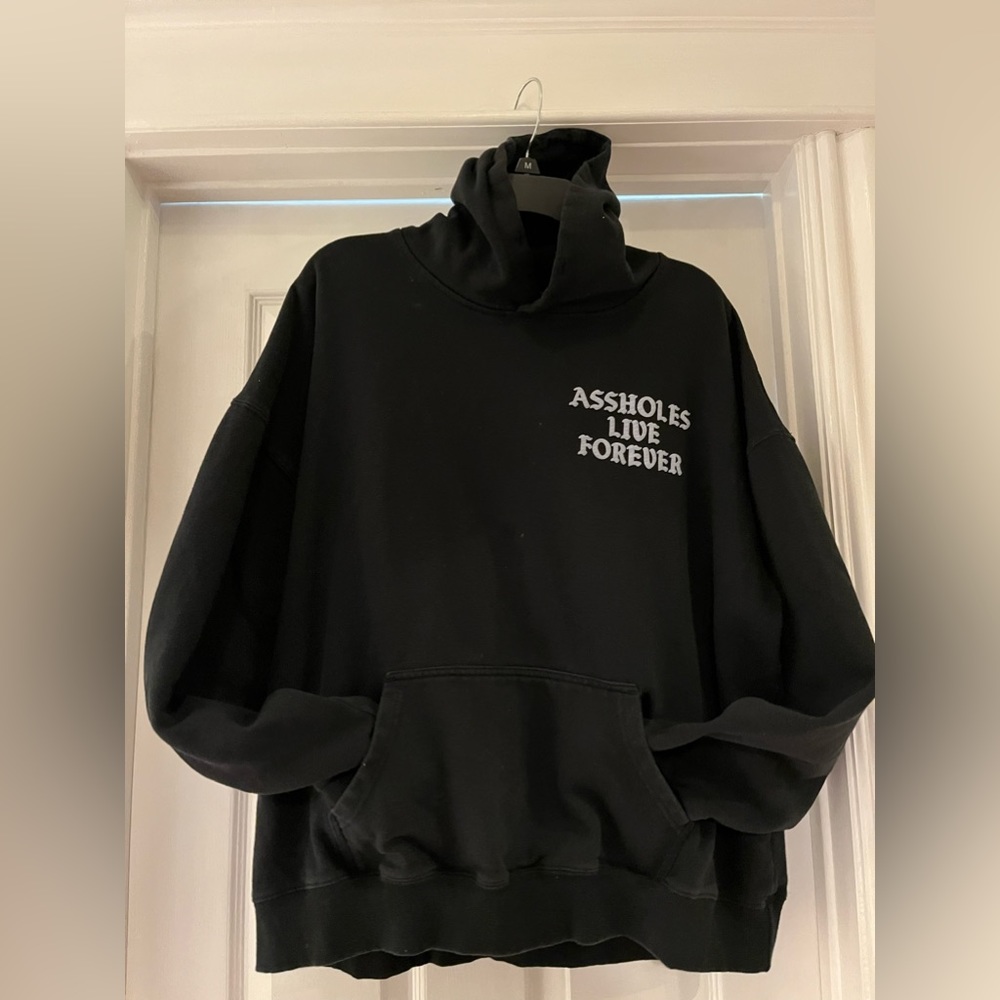 💘A-HOLES LIVE FOREVER BLACK SWEATER